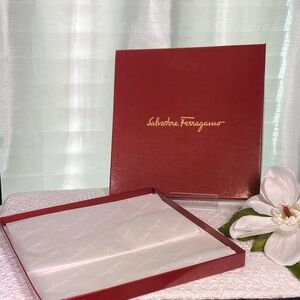 SALVATORE FERRAGAMO SCARF BOX, VGUC